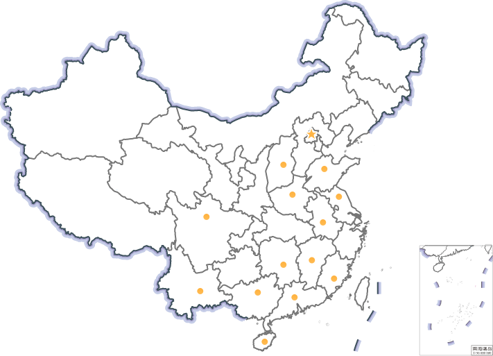 省、直辖市、自治区，服务网络覆盖全国